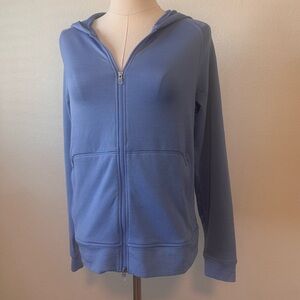Peter Millar Bonn Blue Ribbed Hoodie